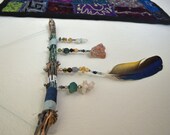 Natural Mobile/ Healing Wall Hanger/ Dreamcatcher/ Boho House/ Boho Decorations/ Wall Hanger/ Desert/ Healing Stone