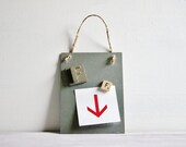 Industrial Metal Hanging Clipboard- Free Shipping