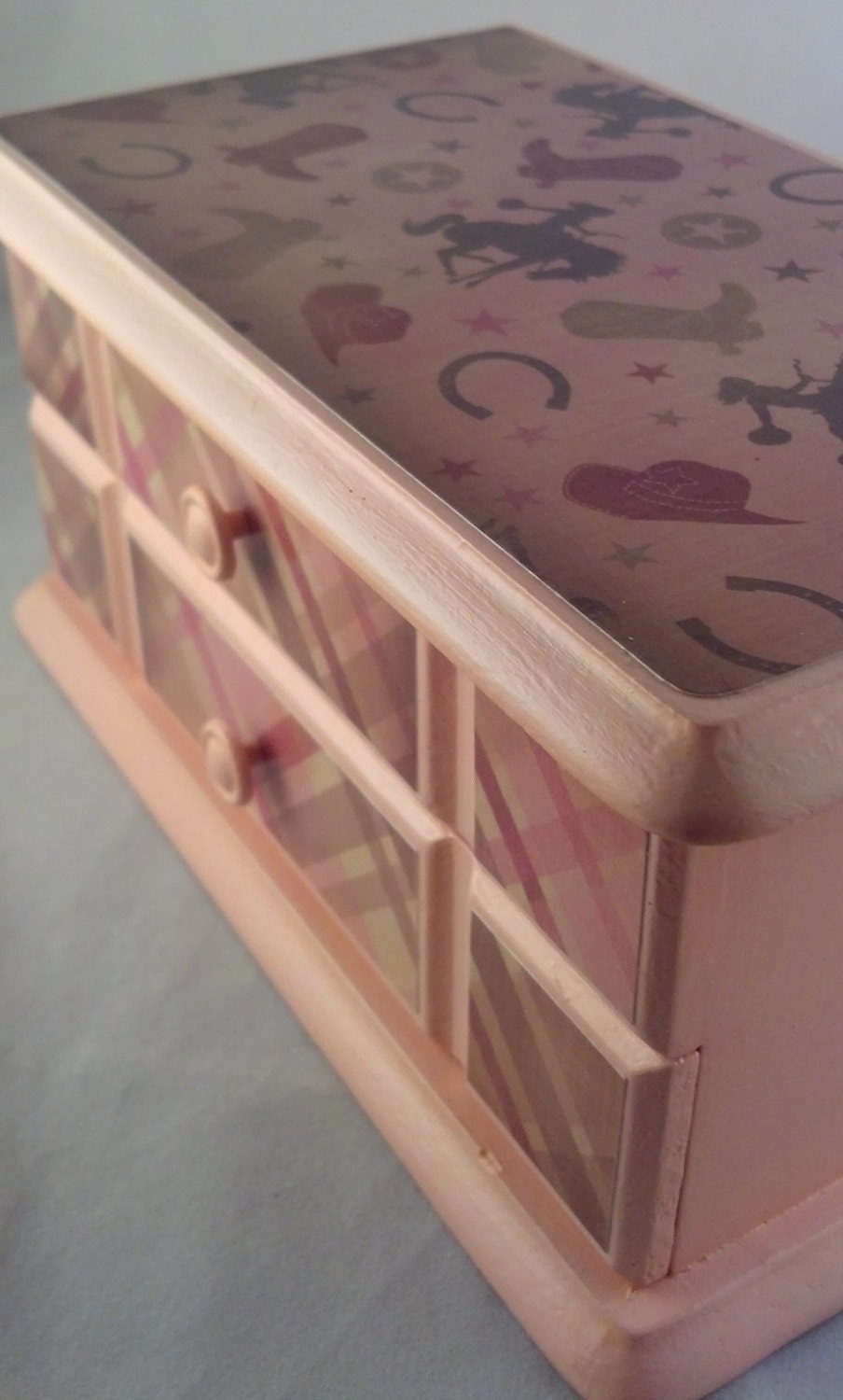 Rodeo Girl Upcycled Jewelry Box