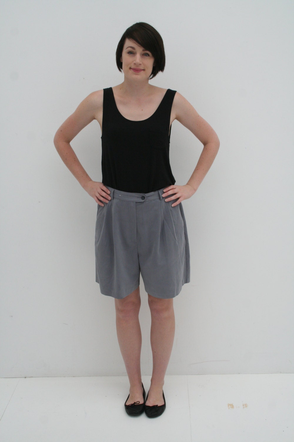 Grey Culottes / Shorts