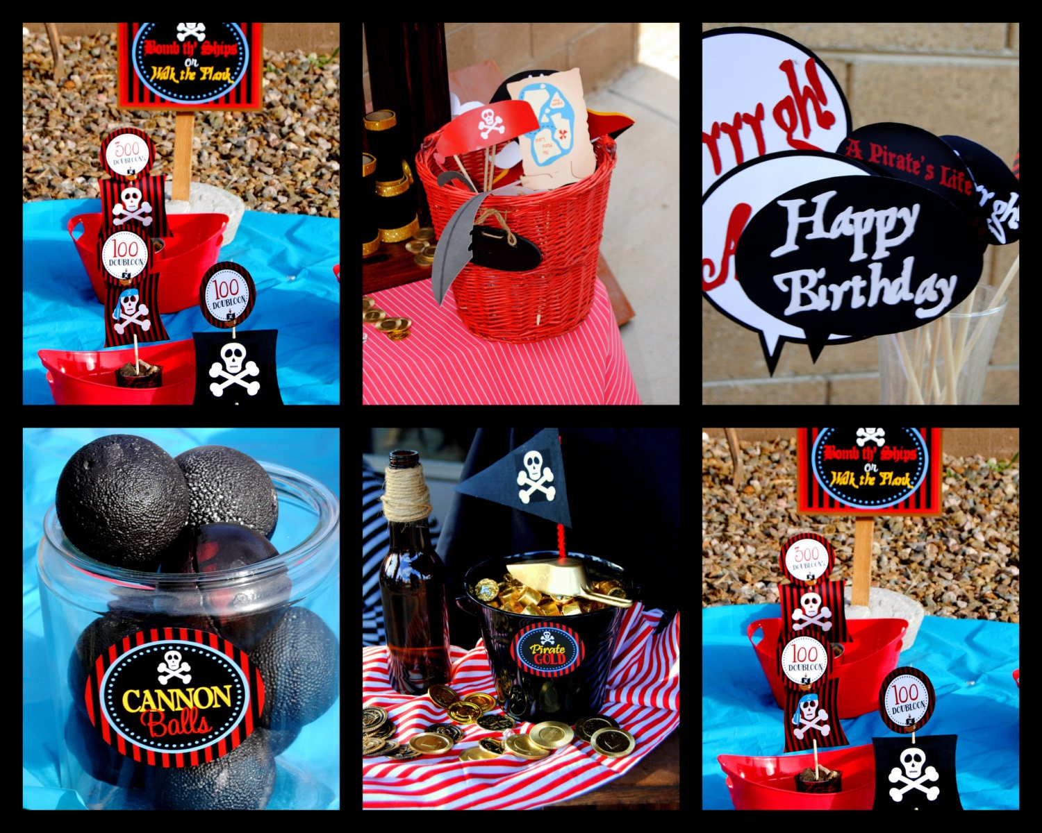 PIRATE PARTY GAMES - Boys Birthday Party - Pirates of the Caribbean - Girls Party - Krown Kreations & Celebrations Il_170x135