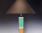 Table lamp. Desk Lamp.  Hand painted.162. Wonderfully whimsical. Bold, contemporary and colorful