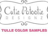 Tulle Color Samples - Your choice of up to 5 colors