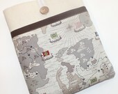 iPad Case, Viking OLD WORLD MAP iPad Cover, iPad Sleeve, Tablet case, Nexus, Kindle Fire hd 8.9, iPad Mini sleeve