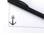 Stationary Note Card Set // Pk of 10 Postcards with Envelopes // Original Nautical Anchor Design // Summer Stationary & Gifts