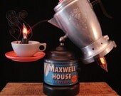 Vintage Percolator Table Lamp