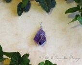 Amethyst Crystal Shard Pendant