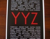 YYZ - Places of Toronto - Digital Print
