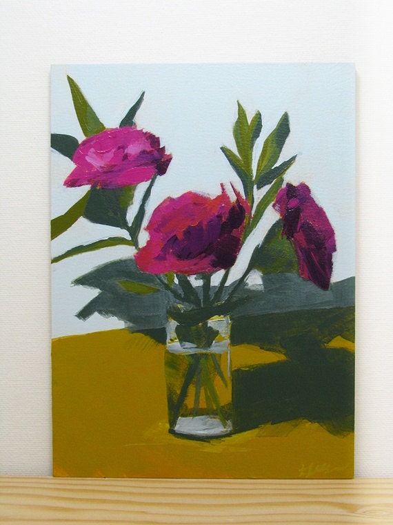 still life flower painting