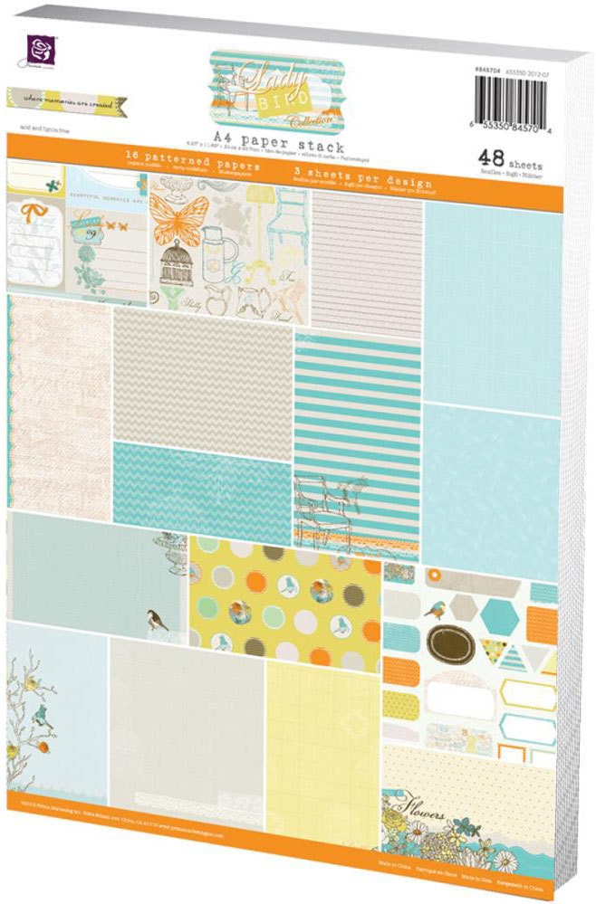in STOCK Prima LADY BIRD Novel A4 paper pad - cardstock collection - New Release