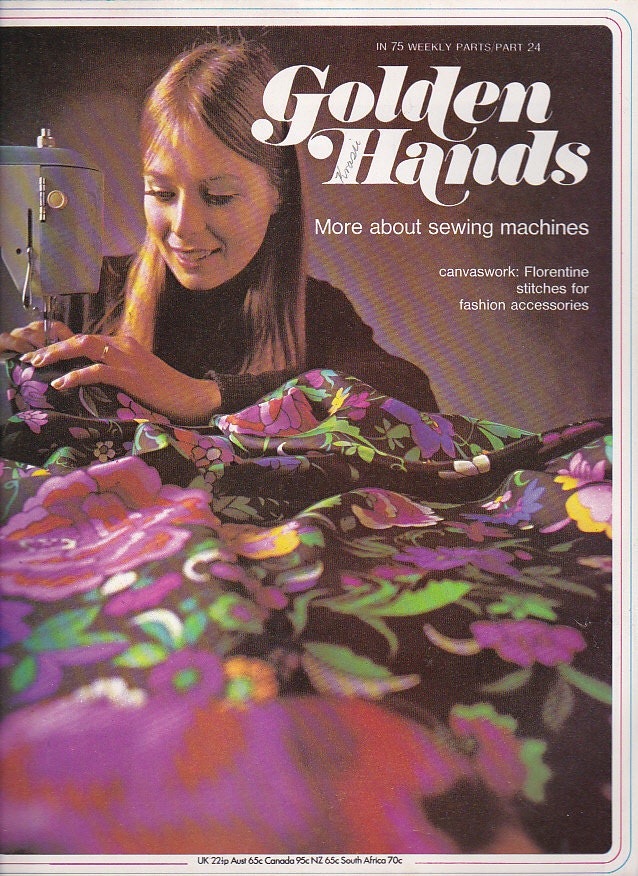 Golden Hands Encyclopaedia of Knitting Dressmaking and Needlecraft Guide Part  24 1970s