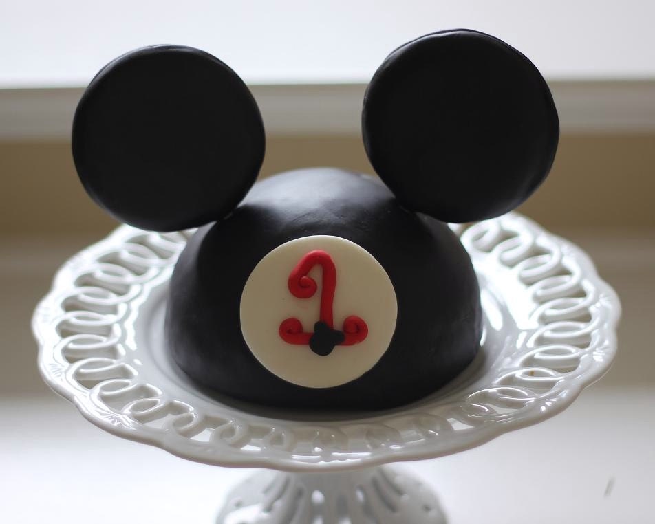 Mickey Mouse-Inspired 3D Cake Topper with 30 Coordinating Fondant Dots Included