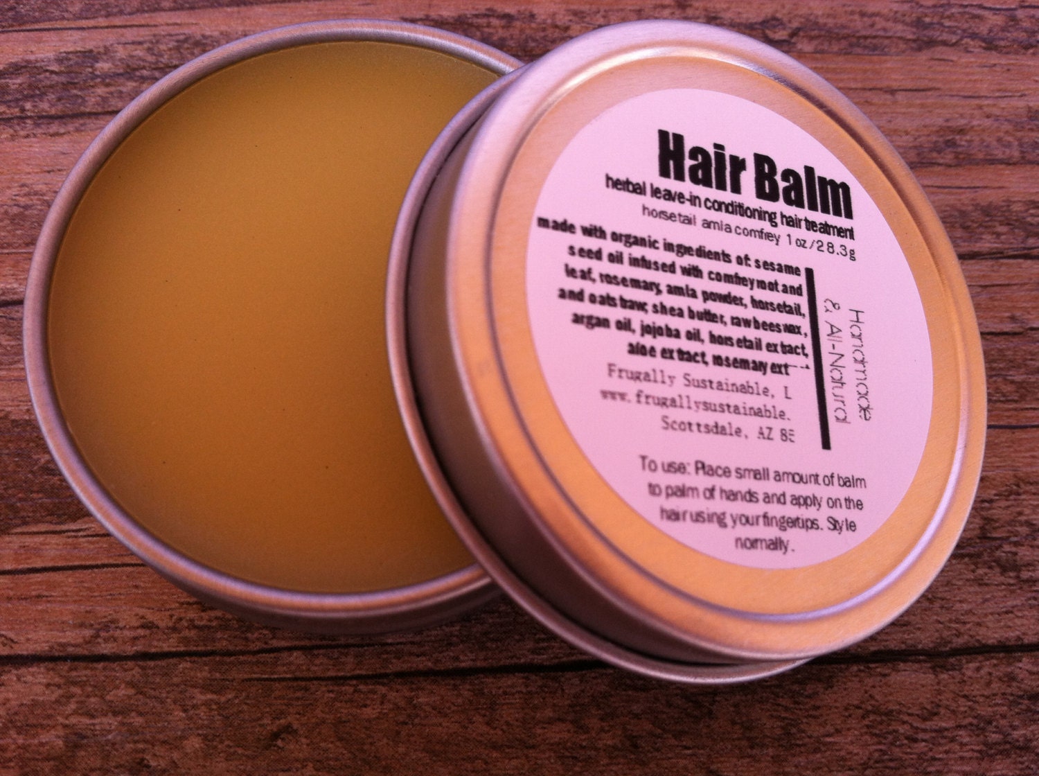 Hair Balm -- An Herbal Pomade