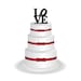 Love Cake Topper - Wedding Cake Topper