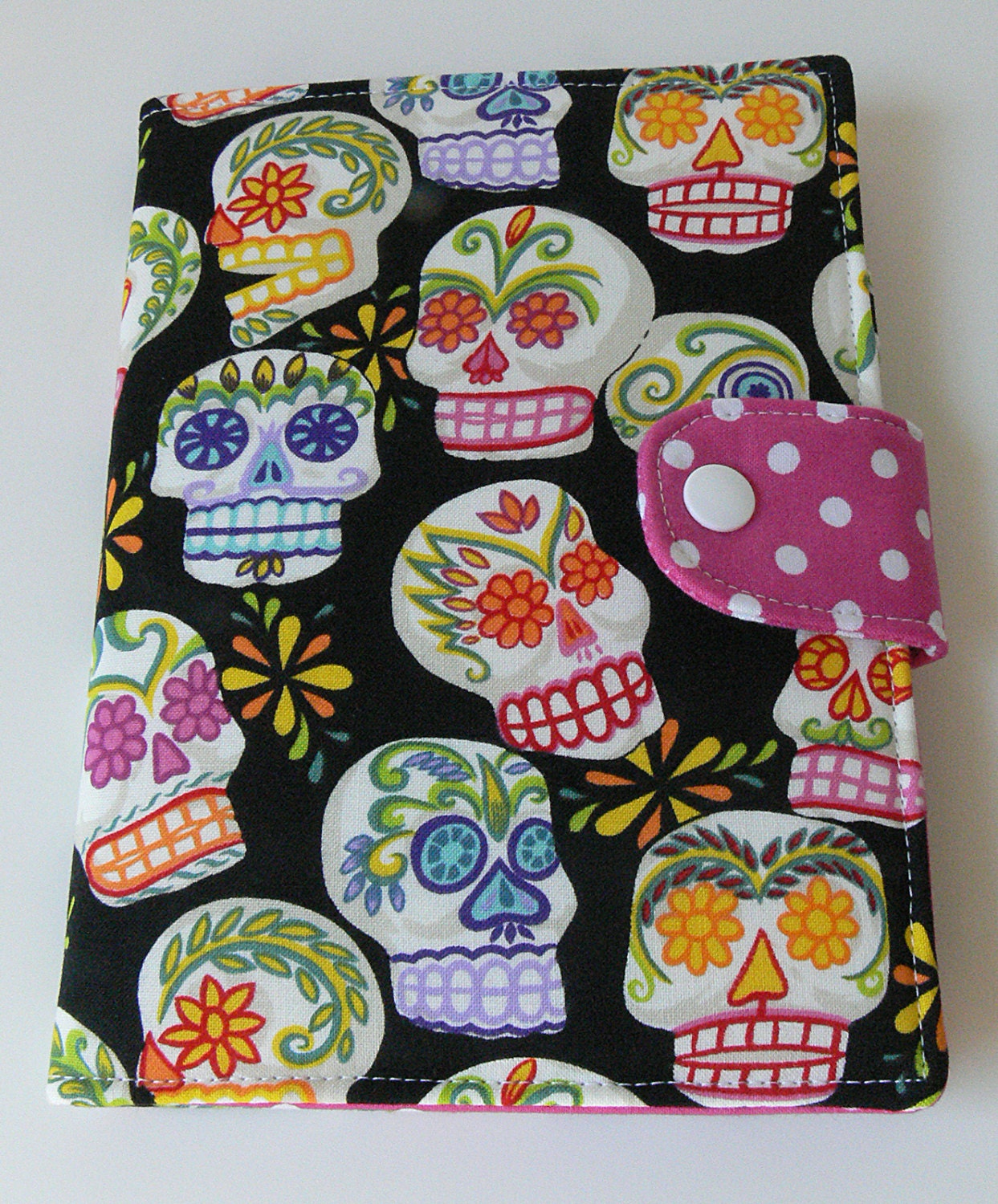 Ready to ship Kindle Paper white or Kindle Touch eReader Cover Calaveras Sugar Skulls