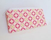 Pastel Geometric Pencil Bag - Make Up Bag