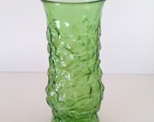 Green Semi Transparent E Brody Large Glass Vase