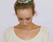 Fabric Bun Wraps MINT  Wired Hair Accessory for Buns or Pony Tails Braid Ins for Hair