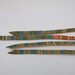 Hand Painted Leather Bracelet / Wrap around bracelet