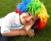 Clown Hat Child Toddler Halloween Costume Red Yellow Blue Orange Green Purple Rainbow Hat