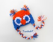 Owl Hats School Colors Beanie Newborn Owl Hat Baby Photo Props Kids Clothes