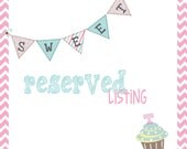 Reserved Listing for Holly Kirkwood