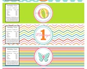 SUMMER FUN Printable Water Bottle Labels -- Birthday or Shower