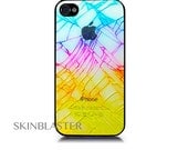 iPhone 4/4S or 5 case broken back. Includes screen protector and cleaning cloth. Available in black or white