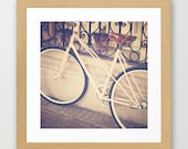 Love photography, Bicycle art, Bicycle Basket, Bike Basket, Vintage art, Vintage print, Pink , Spring Decor, hipster, Nursery art, pastel