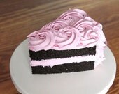 Shabby chic faux cake slice, you design any color made to order