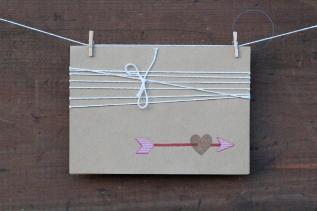 Heart and Arrow Card