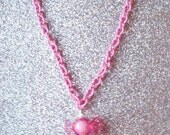 Sweet Sparkly Pinkie Pie and Candy Charm  Necklace