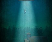 8x10 Alien Abduction Print