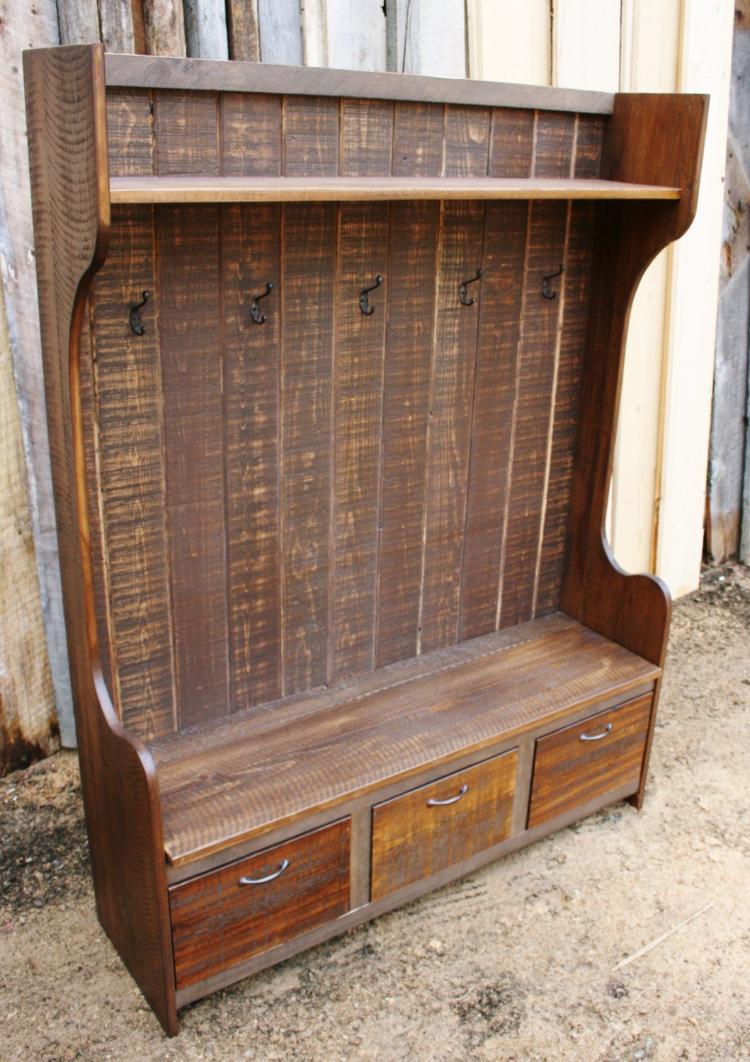 Reclaimed Hall Tree