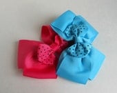 Hair Clip Bow Barrette set of 2