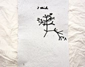 Darwin Tree of Life Print on Handmade Paper -  Evolution Biology Print