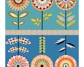 CbyC Studio Original Illustration - Retro Floral 2 -  Limited Edition Print