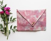 D R E A M /Linen make up clutch
