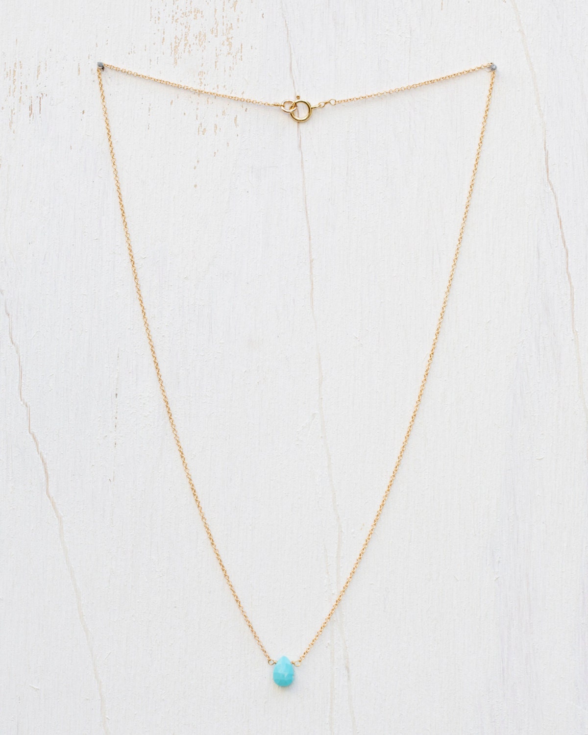 Turquoise Tear Drop Necklace