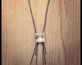 Vintage Chandelier Crystal Necklace
