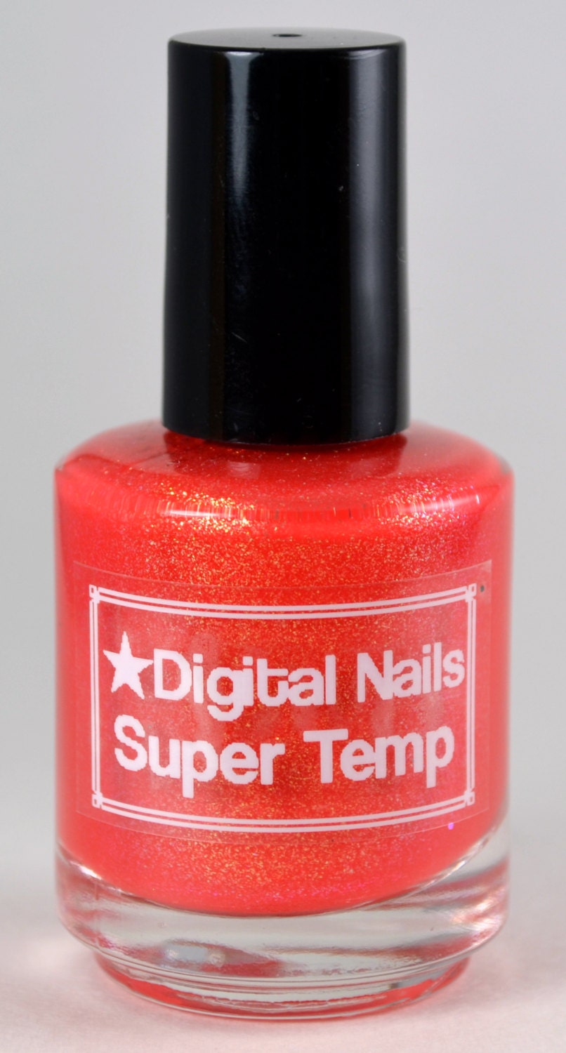 Super Temp : Donna Noble and  Doctor Who inspired coral nail polish by Digital Nails