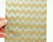 New Silver Chevron kraft Medium Bitty Bags - Set of 20 Il_170x135