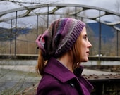Plum Tree Shape-Shifter: Dread Beanie Hat Scarf
