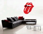 The Rolling Stones tongue logo - Famous Music Bands vinyl wall decal