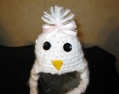 Chicken Easter Hat Pink Bow Newborn
