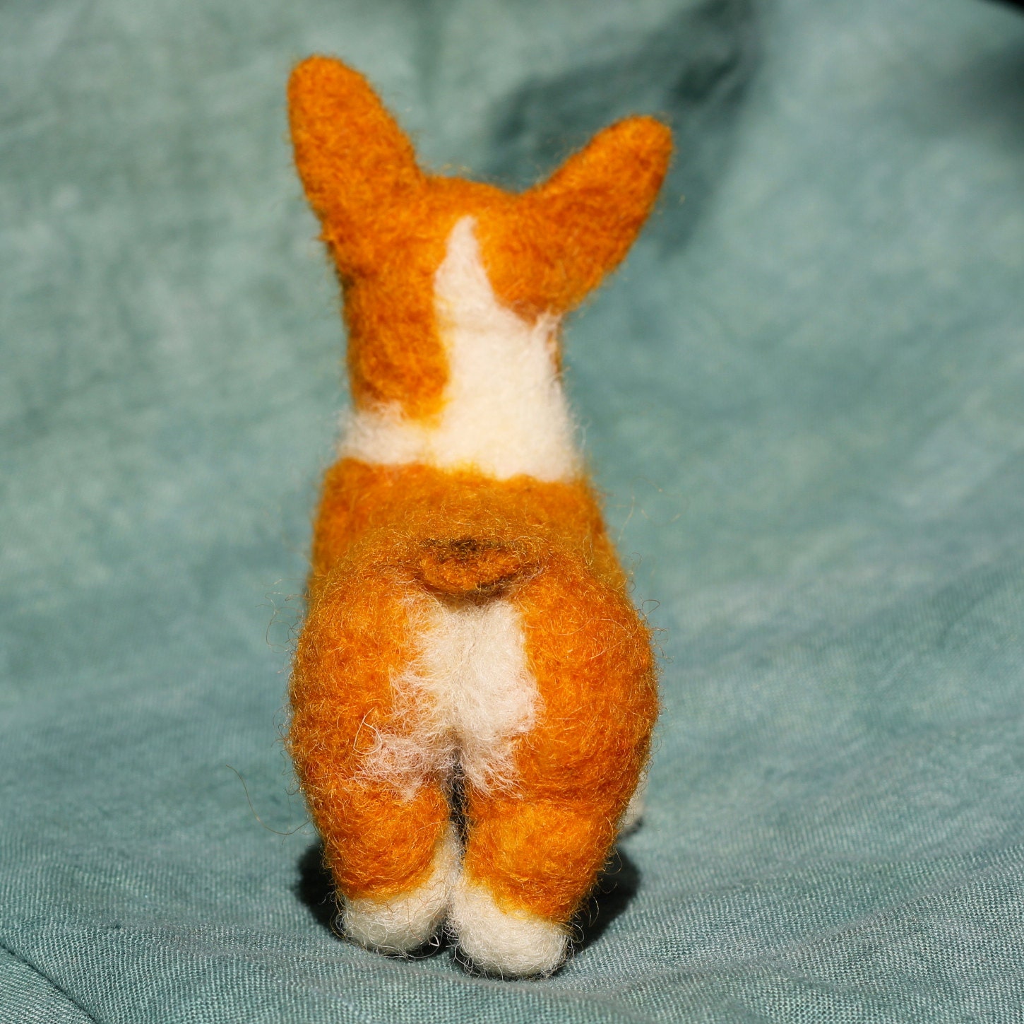 Custom Pembroke Welsh Corgi - Mini Felt Pet Portraits To Match Your Dog