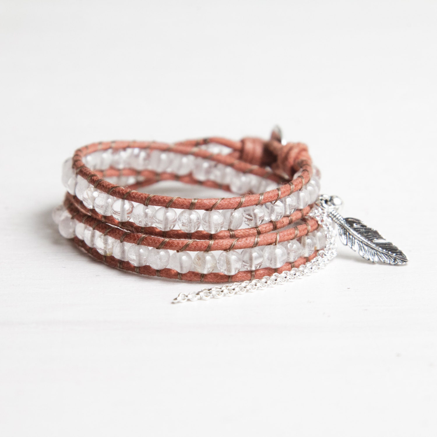 Across the Universe Wrap Bracelet - Quartz Crystal Wrap
