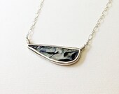 Reptile - Enameled Bezel Set Necklace
