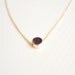 tiny dot necklace - minimalist gold necklace - dainty jewelry
