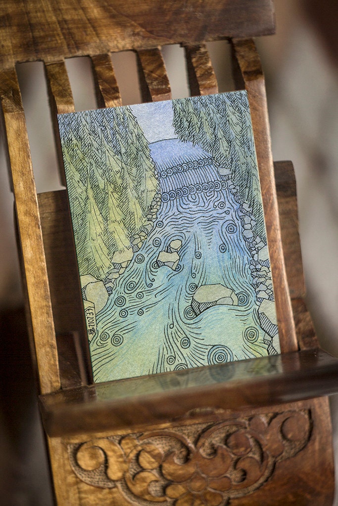 ACEO print - How River Flows